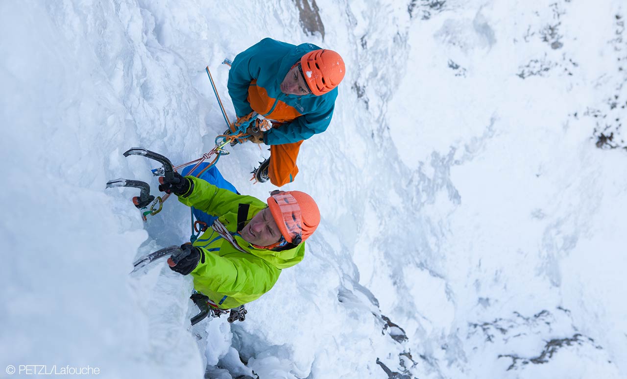 News Petzl Tips and techniques for ice climbing