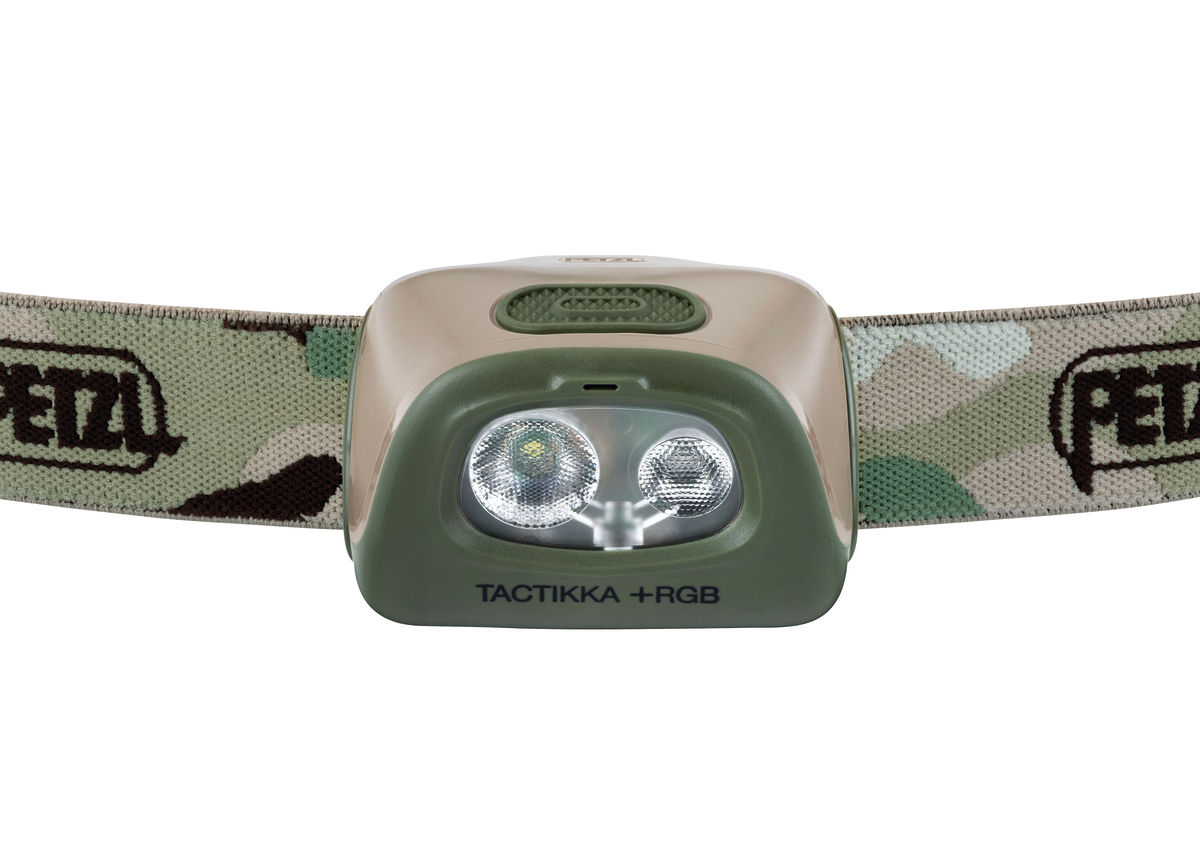 Petzl TACTIKKA+ Camouflag Led Stirnlampe max 70m Leuchtweite ca 250 Lumen 
