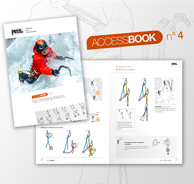 ACCESS BOOK Nr. 4: Grundtechniken beim Eisklettern