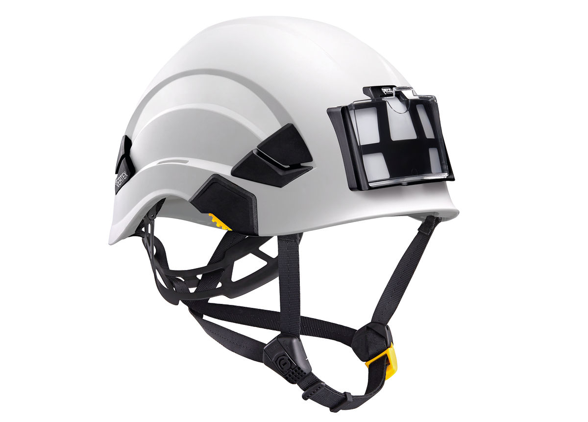 Nametag holder for VERTEX® and STRATO® helmets