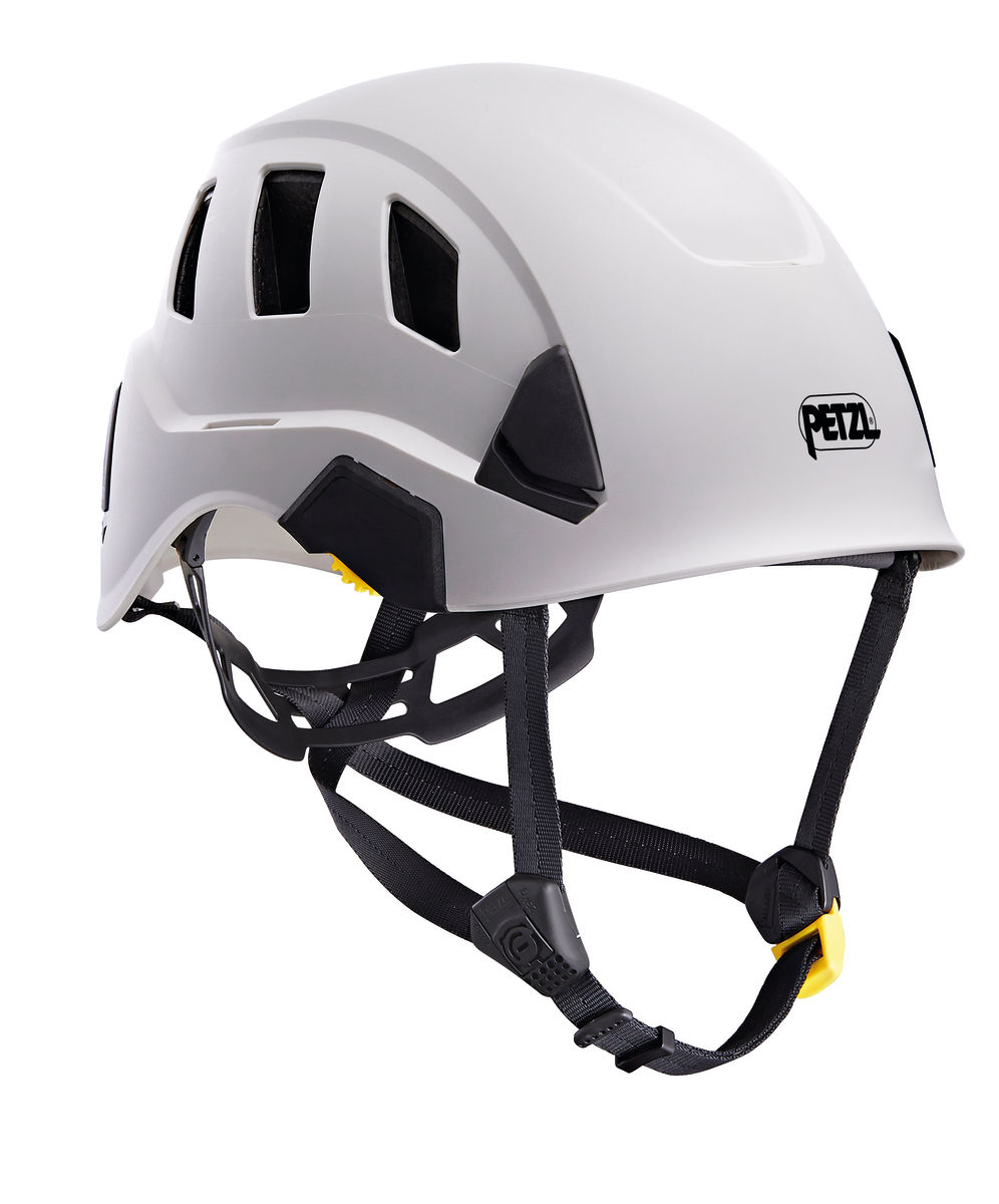 Petzl Strato Vent Rescue White Helmet EasyClip ANSI Z89.1 Type I Class C 