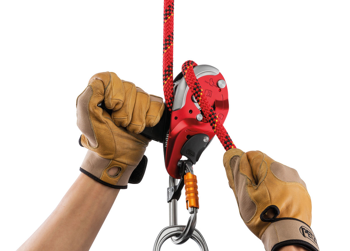 made in Russia Climbing descender device Orion-Alp like Petzl Stop 