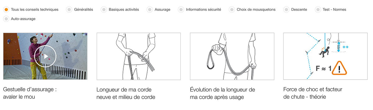 conseils techniques en escalade