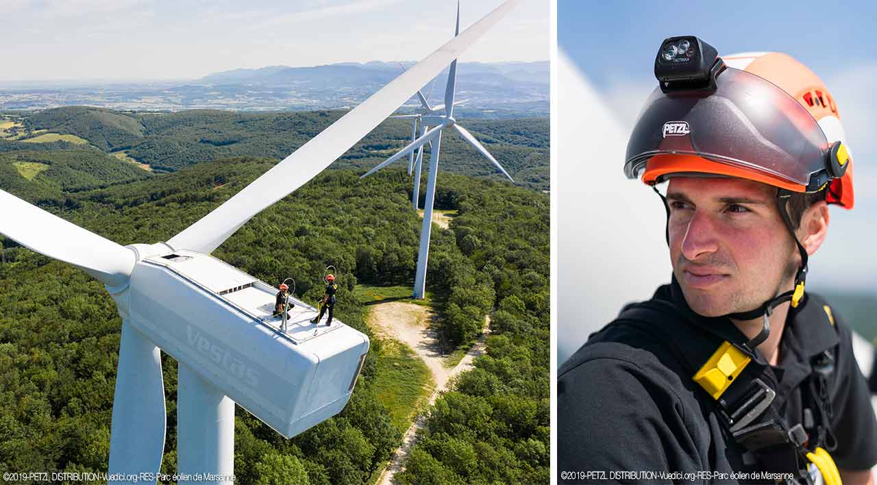 © 2019-PETZL DISTRIBUTION-Vuedici.org-RES-Parc éolien de Marsanne