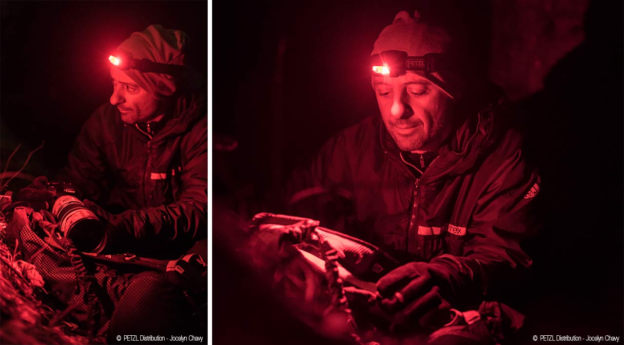 ©  PETZL Distribution - Jocelyn Chavy Red light