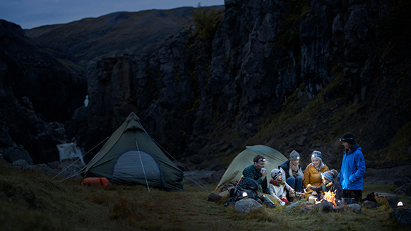 Family Camping in Iceland