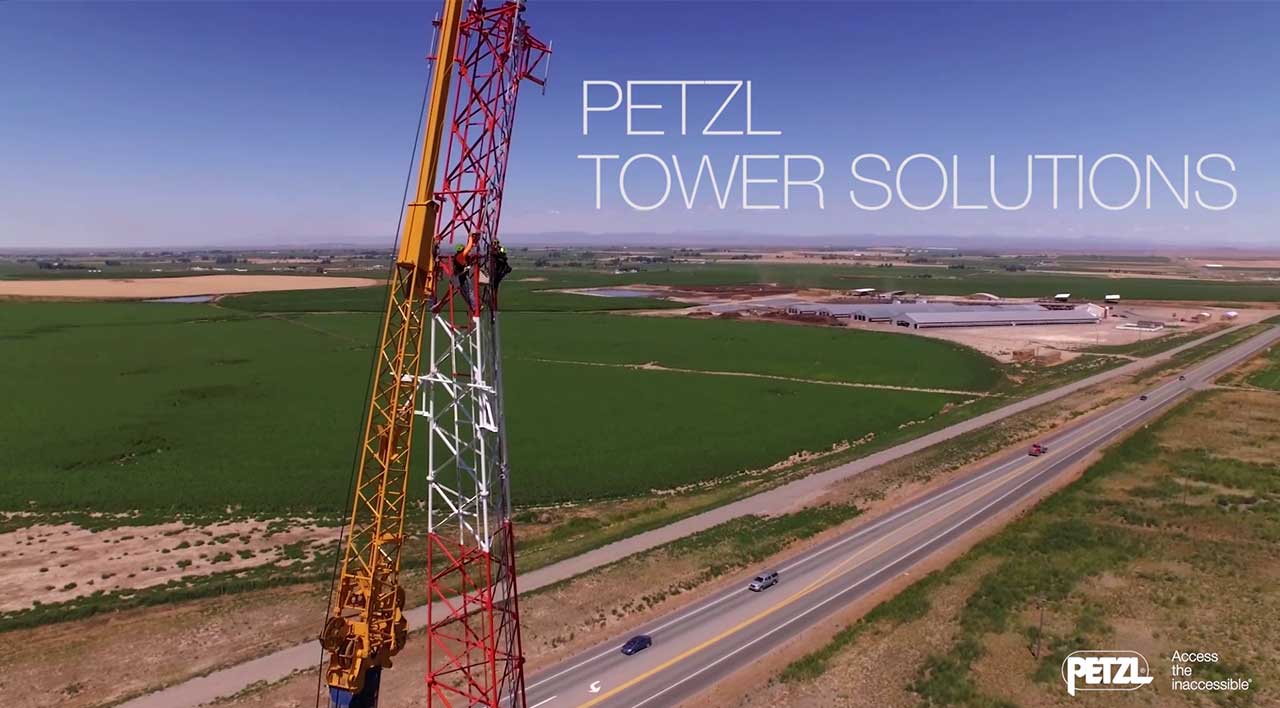 Capture d'écran de la vidéo :Petzl Tower Solutions