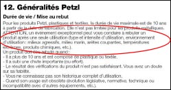 Petzl Recall CROLL - information 7