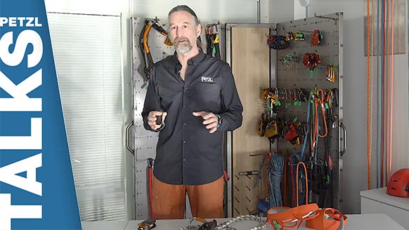 Video screenshot:Petzl Talks: building awareness about aging PPE