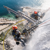 Accès sur corde et espaces confinés