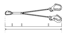 Proper selection of ABSORBICA lanyard – workers weighing 100 to 140 kg (lanyards before 2024)