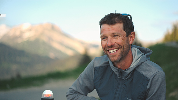 Captura de pantalla del vídeo:François D'Haene en el corazón del UTMB