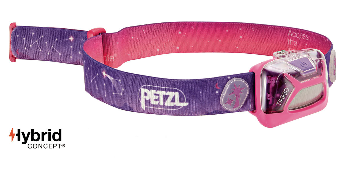 TIKKID Kids 3 Years and Older PETZL Outdoor and Indoor Compact Headlamp for Reading and Play 20 Lumens 