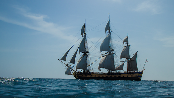 L'Hermione, la frégate de la liberté prend de la hauteur