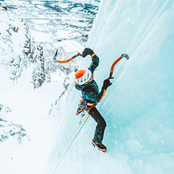 Ice climbing