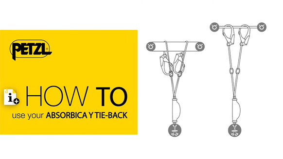 Video screenshot:How to Use Your ABSORBICA Y TIE-BACK Fall-Arrest Lanyard