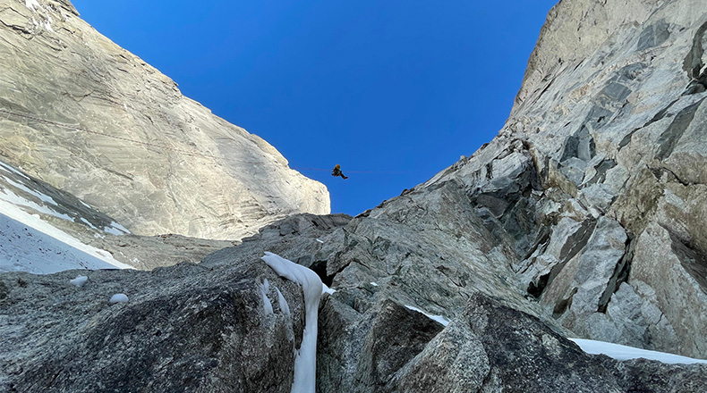 Erstbegehung im Bergell - Punta Pioda Nordwand