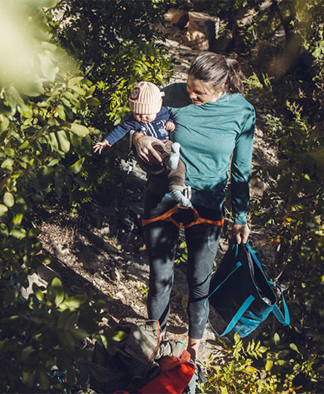 Vie de famille et grimpe en falaise ne sont pas incompatibles
