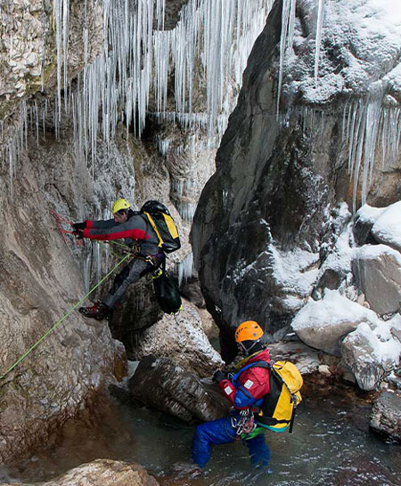 Canyon hivernal