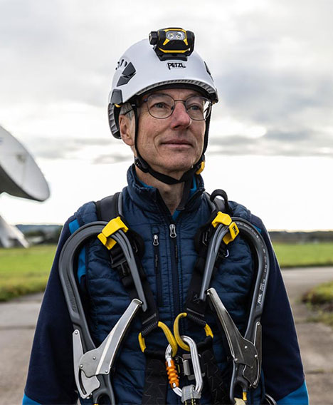Video screenshot:A DAY IN THE LIFE OF Peter, Satellite Communications Technician