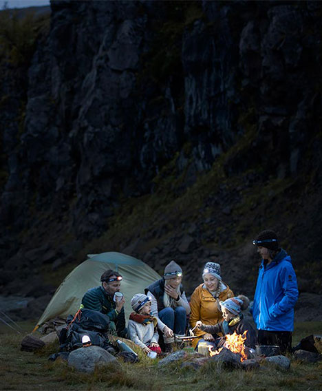 Family Camping in Iceland