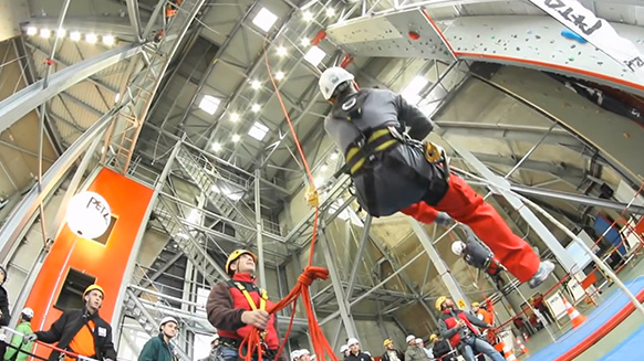 Video screenshot:French Rope Access Championships