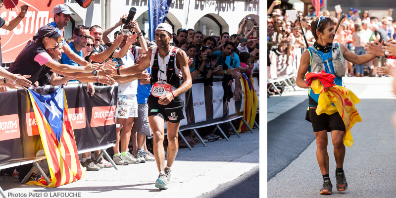 Xavier et Miguel à l'arrivée de l'UTMB©