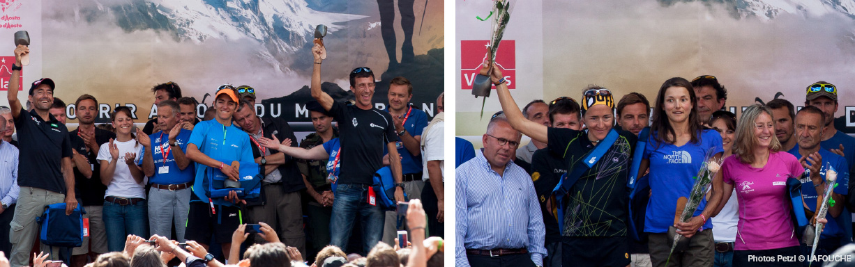 Podiums Hommes et Femmes de l'UTMB® 2013