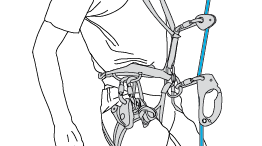 Appendix 1: Petzl does not recommend using only one ascender for self-belaying.