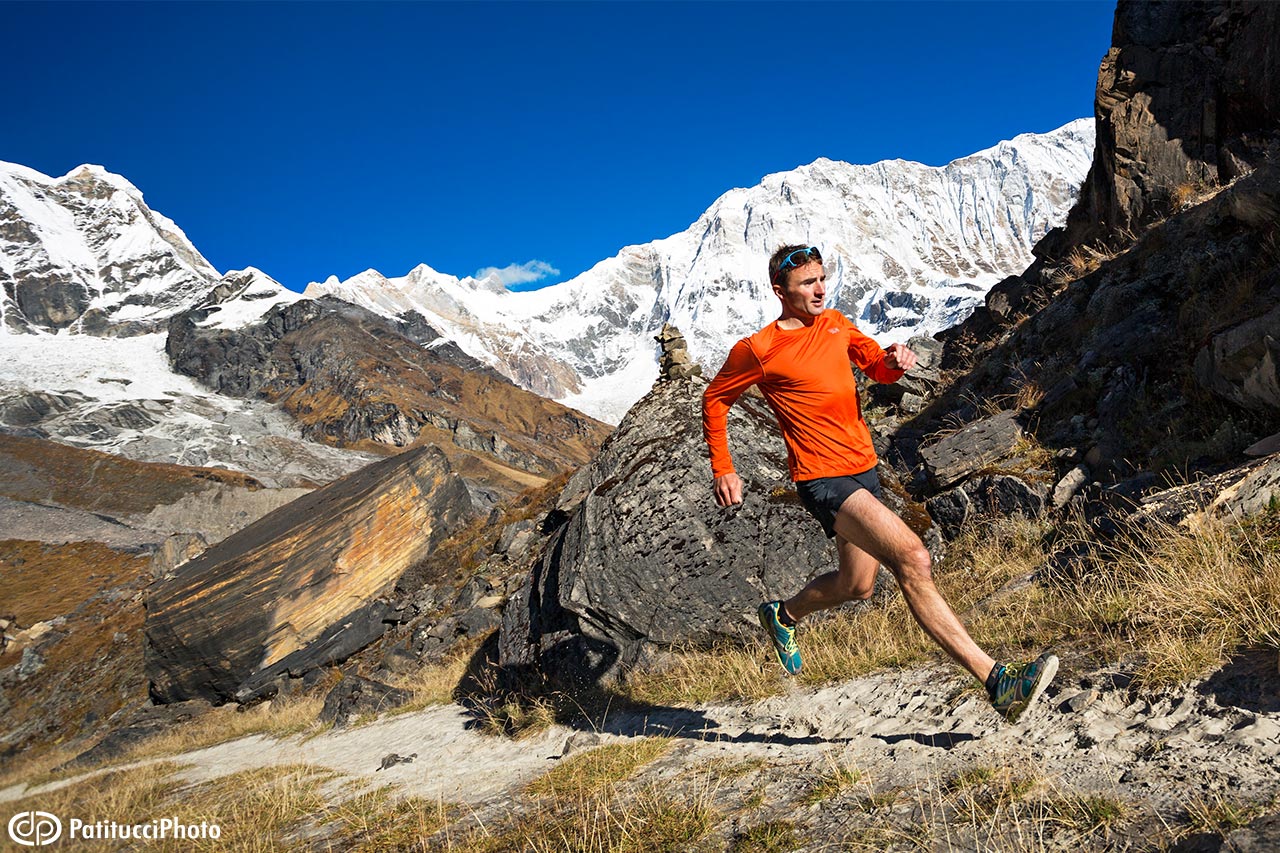 Ueli Steck - face sud anapurna © Dan Patitucci