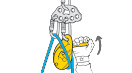 Flaschenzugsystem mit dem RIG