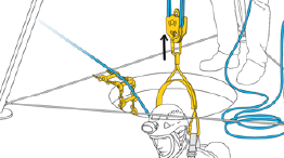 Hauling: combined lowering/raising system