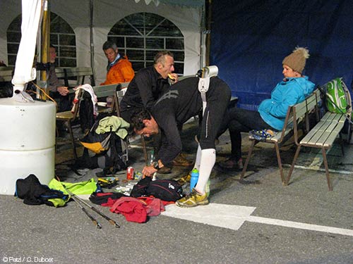 Ravitaillement des Contamines © Petzl