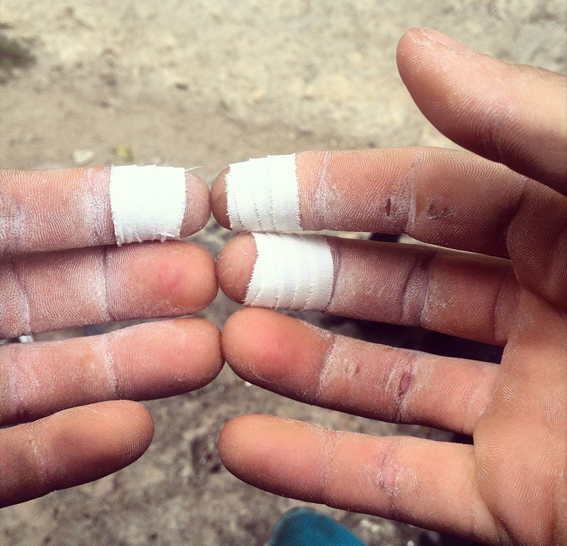 Lena Herrmann Fingerpflege Cut Klettern