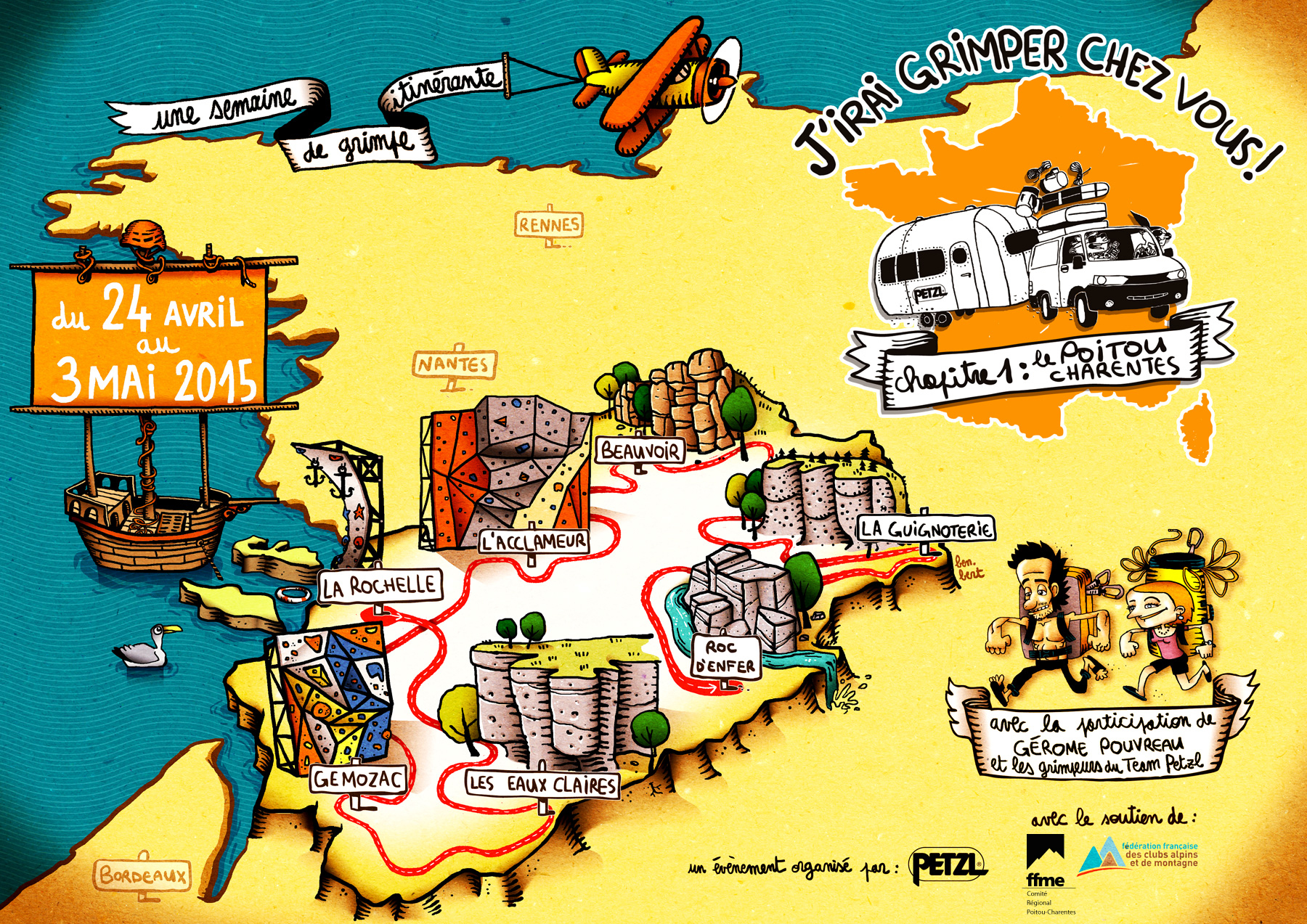Affiche JGCV Petzl 2015