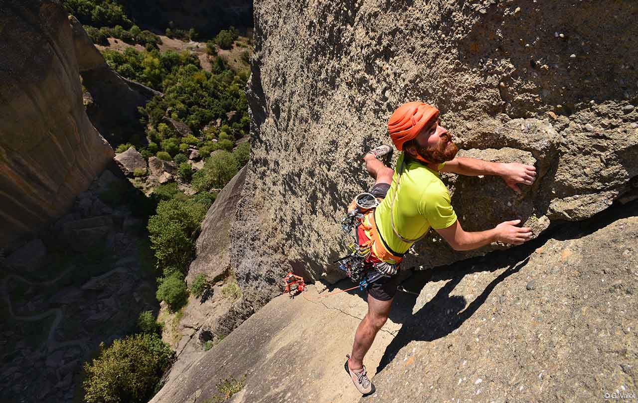 Sean Villanueva belayed by Enzo Oddo