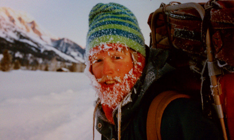 Chuck Odette in his mountain climbing days. Photo courtesy of Chuck Odette.