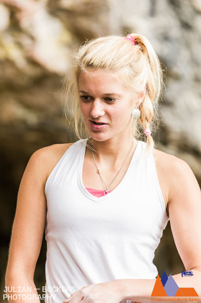 Lena Herrmann Petzl Junior Rock Camp