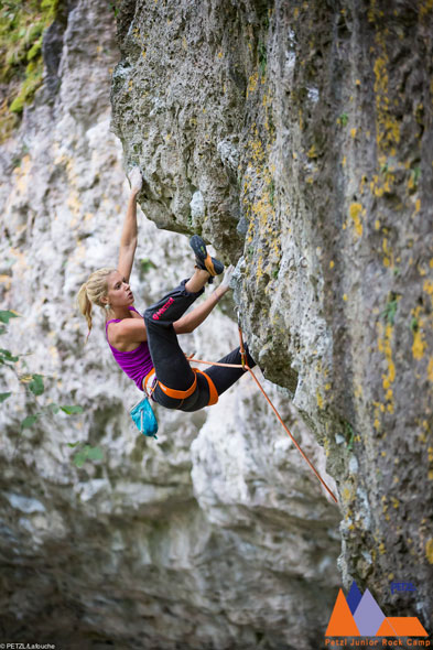Lena Herrmann Petzl Junior Rock Camp