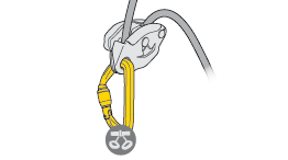 Choice of carabiner for attaching a GRIGRI to the harness