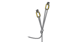 Elección de los mosquetones para la conexión de la cuerda al anclaje