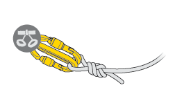 Attaching a rope to the harness