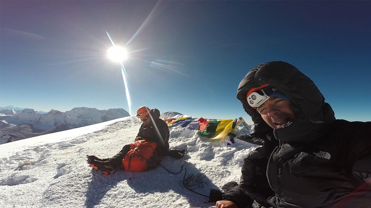 Para-alpinism on Ama Dablam with Bertrand Zeb Roche and Jean-Michel Bacou