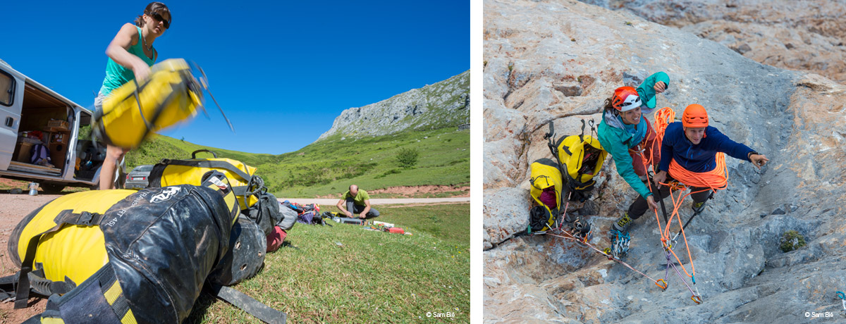 Nina Caprez & Cedric Lachat - Orbayu © Petzl - Sam Bié