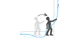 Good practices for belaying a lead climber