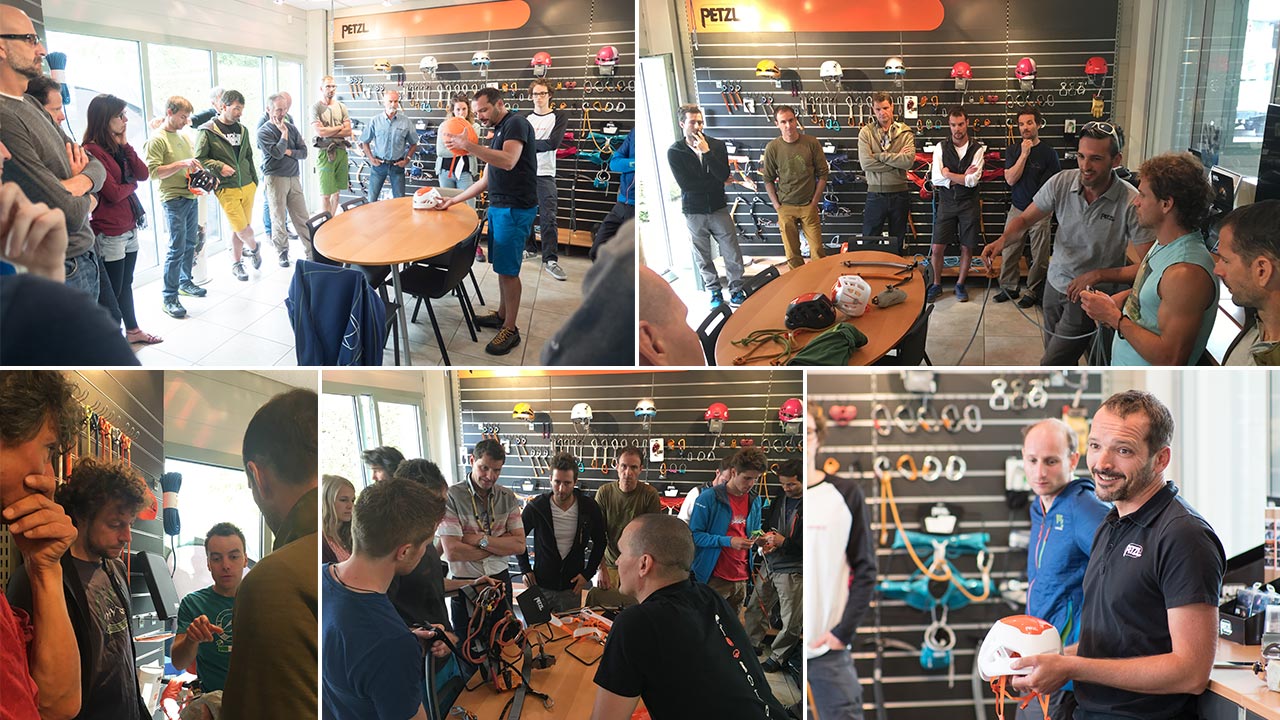 Petzl Nachrichten Swiss Athletes Team Meeting Petzl Schweiz