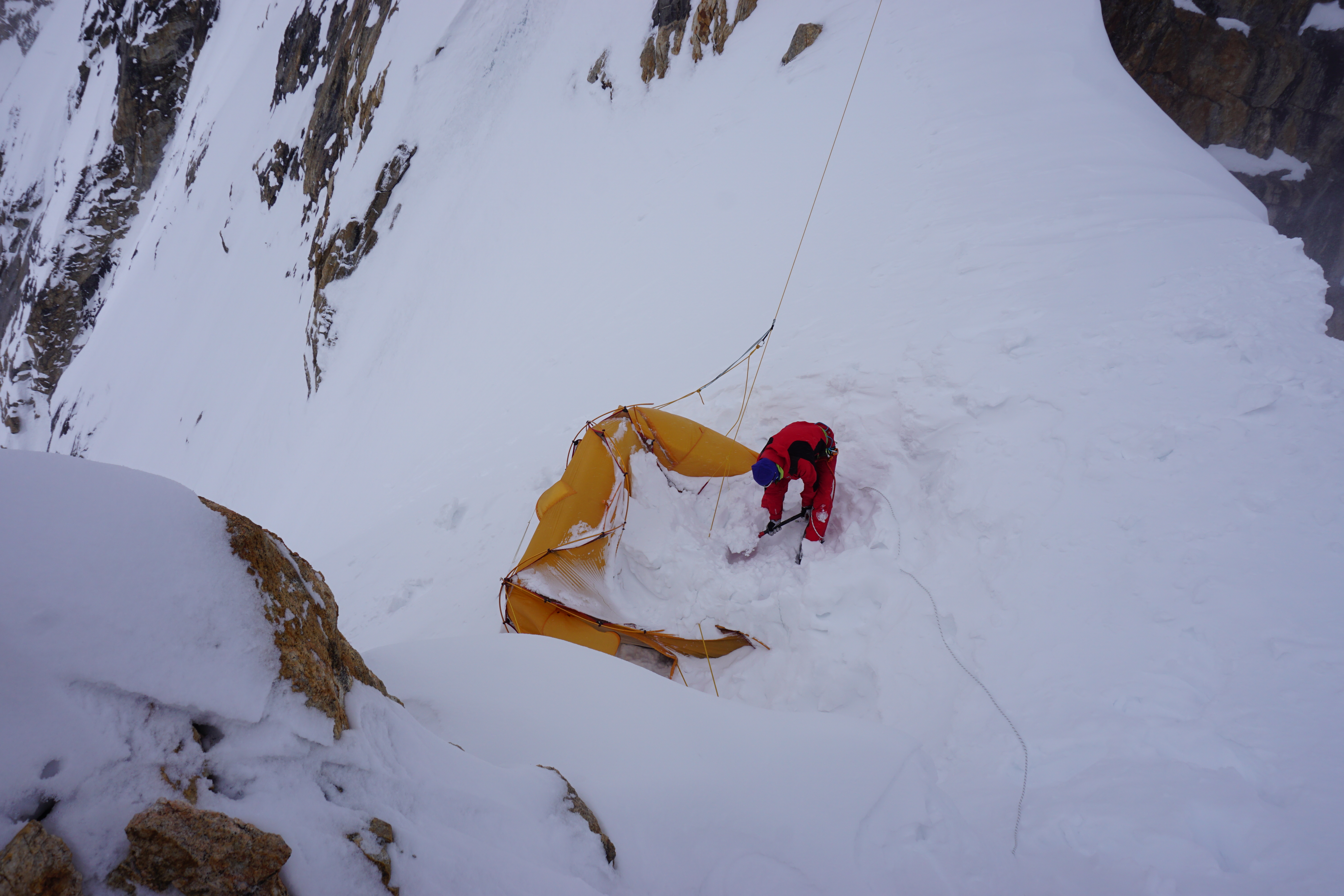 XaryiMayr, Expedition, Ogre III, Schnee, Zelt, Pakistan